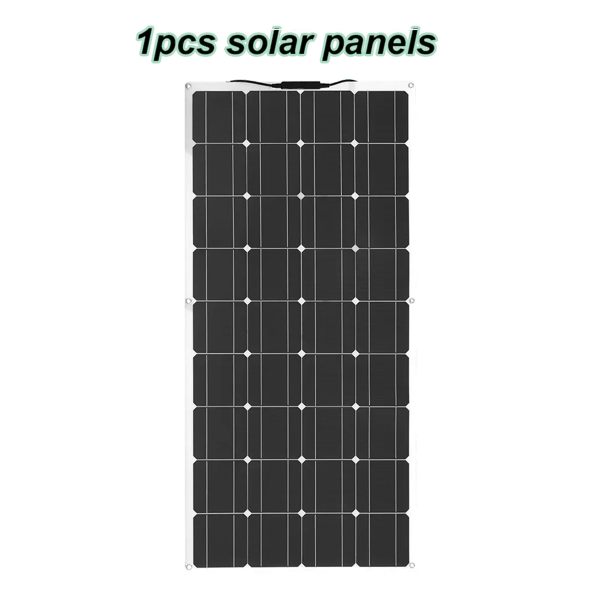 Flexibel solpanel, hög effektivitet 21%, lättviktsdesign,1 st solpanel