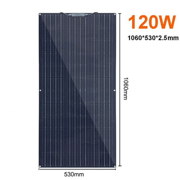 Aurinkopaneeli 120W, Joustava Suunnittelu, Kestävä Rakenne,120w 1060x530mm120w 1060x530mm
