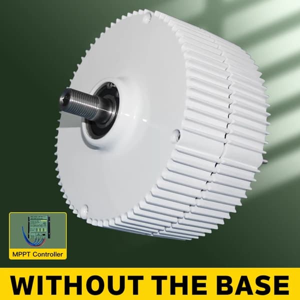Vindkraftverksgenerator, 1000w Effektutgång, Kompatibel med AC/DC, 12V, med MPPT-kontroll, 1000W