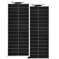 Miniatyrbillede 1 af 2: Fleksibelt solpanel, mulighed for 100W eller 200W, let design, høj effektivitet,200 watt