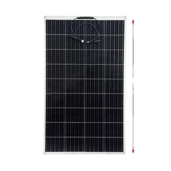 Solpanel, flexibel design, CE -certifierad,1130x680mm-PET