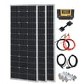 Miniatyrbild 2 av 2: Solpanel, monokristallint kisel, 39 solceller,3X150w SOLAR kit