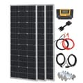 Miniatyrbild 1 av 2: Solpanel, monokristallint kisel, 39 solceller,3X150w SOLAR kit