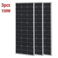 Miniatyrbild 2 av 2: Solpanel, monokristallint kisel, 39 solceller,3x150w Solenergi PV