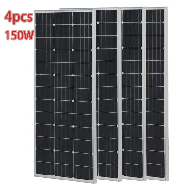 Aurinkopaneeli, monokiteinen piisi, 39 aurinkokennoa,4x150w Aurinko PV