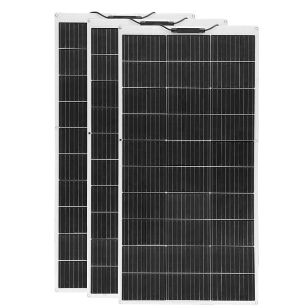 Solpanel, 100W, monokrystallinsk silicium, 24% effektivitet,3stk 100W Solarpanel