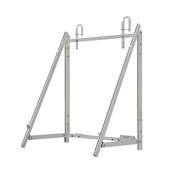 Säädettävä aurinkoteline, Pituus: ≦2279mm, Leveys: 830≦ Leveys ≦1134mm, Säädettävä kulma: 30°~50°,Hopea