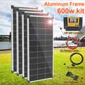 Pikkukuva 2 / 2: Alumiinirunko, 21,8 % tehokkuus, koko 1045 x 550 mm,600w 4kpl 150w sarja