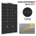 Miniatyrbild 4 av 4: Solpanel, 100W effekt, flexibel design