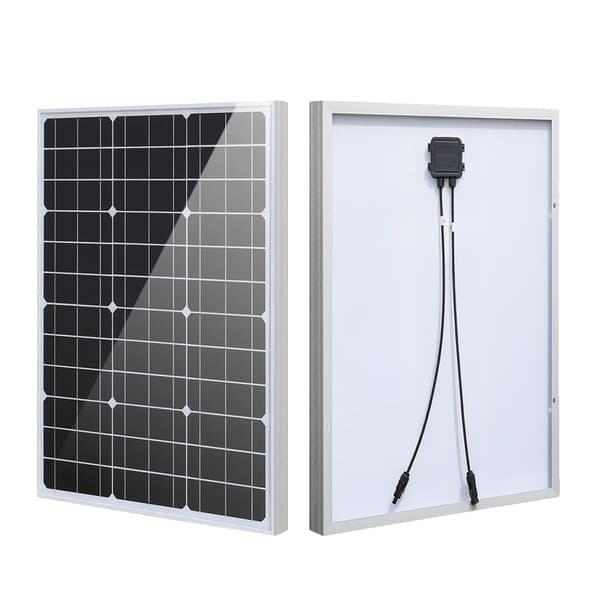 Aurinkopaneeli, Maksimiteho 50W, Avoimen piirin jännite 21.6V, Vesitiivis Kyllä,18V 50W Aurinkopaneeli
