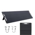 Miniatyrbillede 1 af 2: 210W Foldbar Solpanel, MC-4 Udgange til XT60, USB Kompatibilitet, IP68 Vandtæt,sort