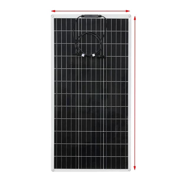 Solpanel, flexibel design, CE -certifierad,1030x670mm-PET