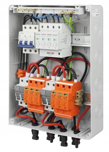 PV-splitter 2 fotovoltaiske strenge 1000V DC/AC