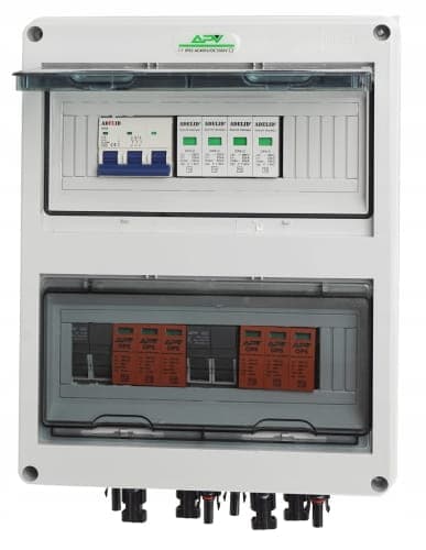 PV-splitter 2 fotovoltaiske strenge 1000V DC/AC