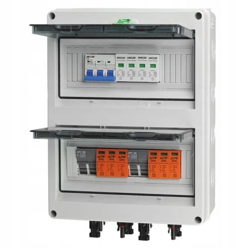 PV-splitter 2 fotovoltaiske strenge 1000V DC/AC