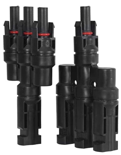 MC4-stik parallelt solcelle-T-stykke + -