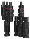 Miniatyrbillede 3 af 3: MC4-stik parallelt solcelle-T-stykke + -