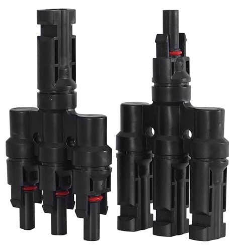 MC4-stik parallelt solcelle-T-stykke + -
