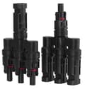 Miniatyrbillede 1 af 3: MC4-stik parallelt solcelle-T-stykke + -