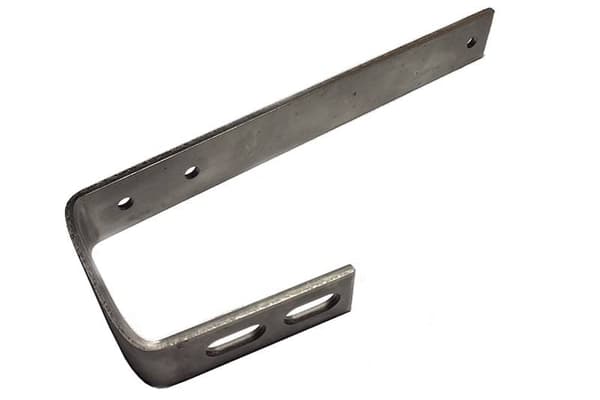 Krogbeslag til solcelletag af skifer 230x30x4 mm 0% §12Abs.3UStG moms