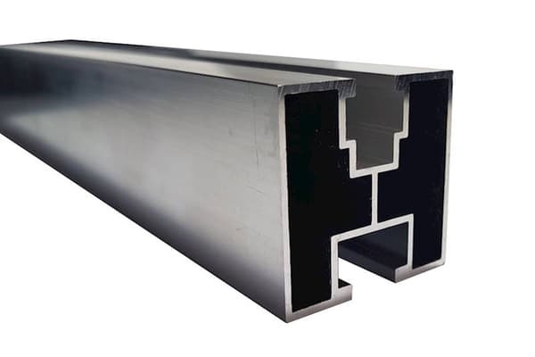 Asennusprofiili 40x40, PV-profiili 40x40, aurinkoprofiili, aurinkokisko, PV 40 alumiininen asennusprofiili L=1000mm 0% §12Abs.3USt