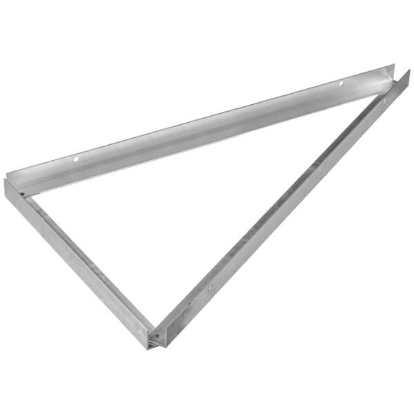 Aluminium trekant PV 15 grader VERTIKAL vinkelmåler 3 mm 0% §12Abs.3UStG moms