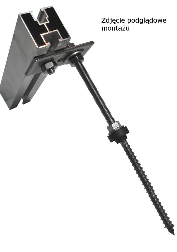 Dobbeltgevindstang M10 x 250 mm gevindlængde til solceller Pakke 100 stk. 0% §12Abs.3UStG moms