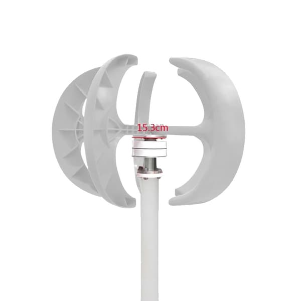 Vindmøllegenerator, 5-bladet design, elektromagnetisk controller,600W 24V