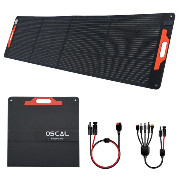 Solpanel, 200W effekt, IP67 vandtæt,PM200 Pro