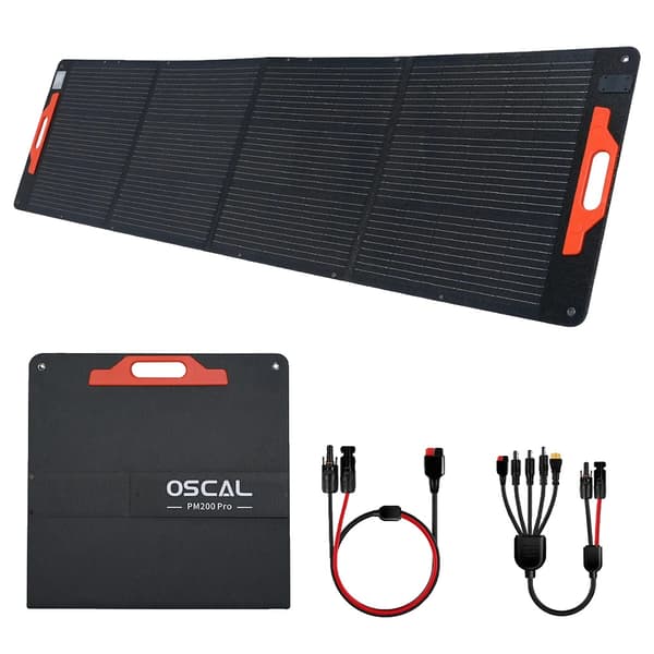 Solpanel, 200W effekt, IP67 vandtæt,PM200 Pro