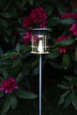 Gångljus Solenergi Rostfritt Stål 11 Lumen.