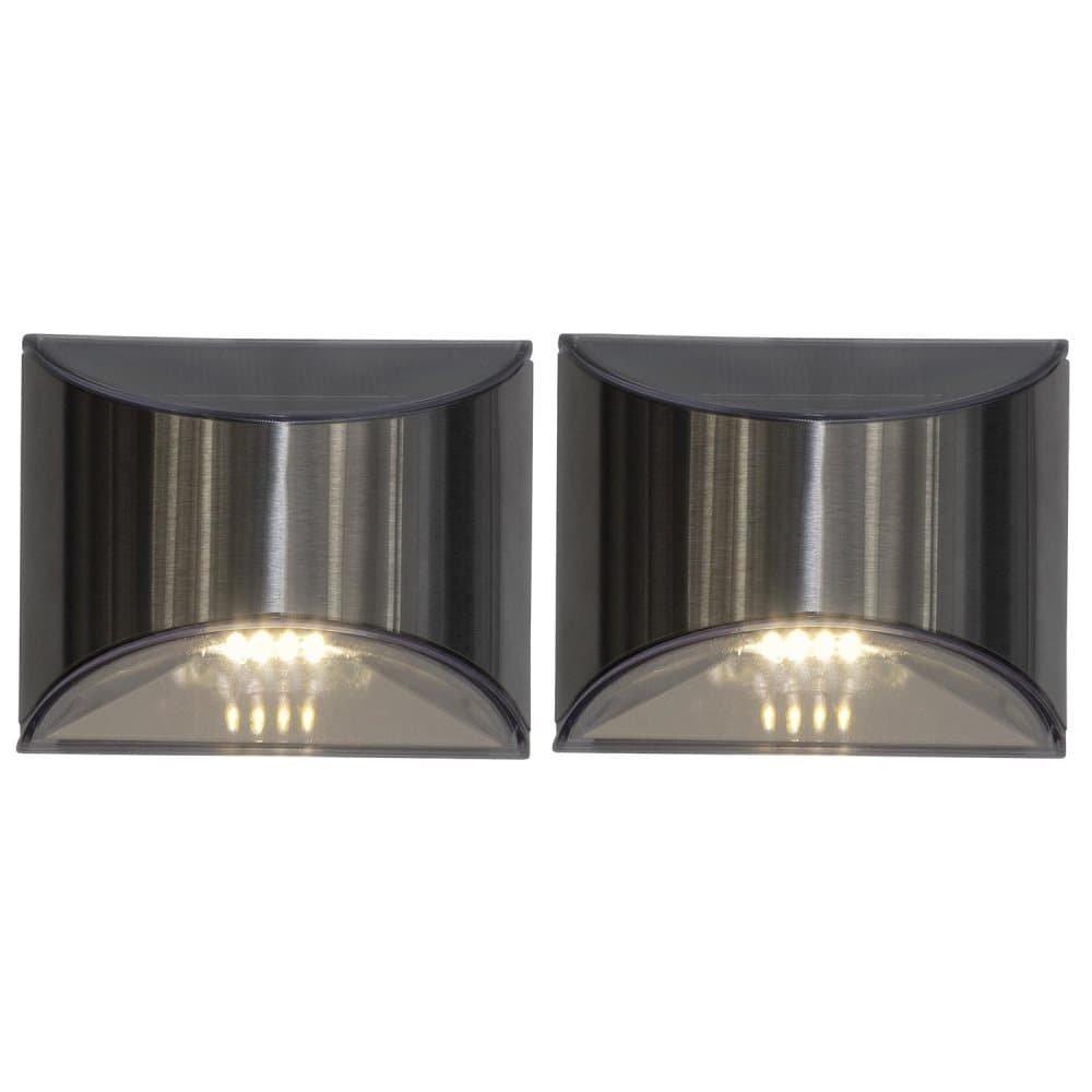 Väggbelysning Solcell 2-pack
