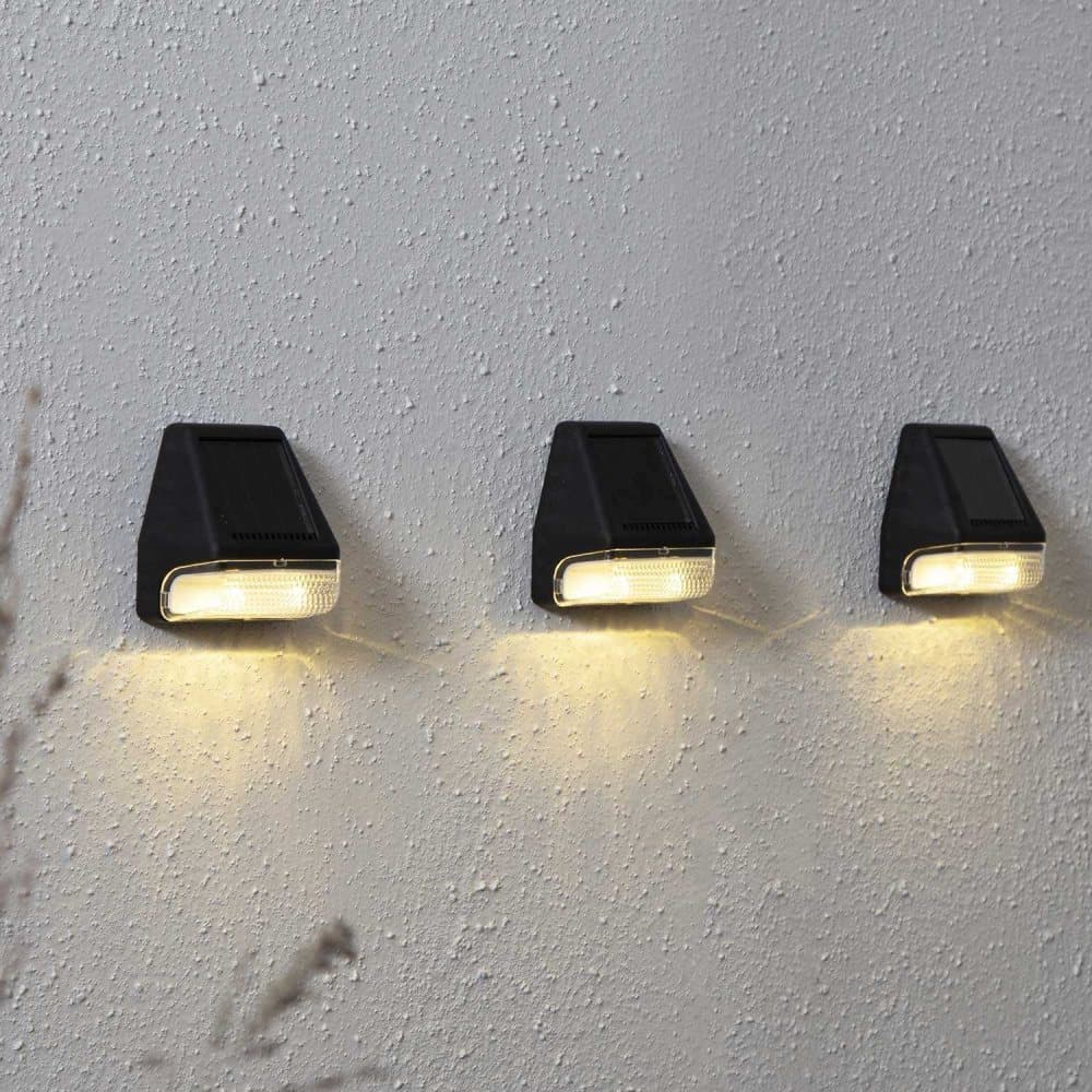 Väggbelysning Solcell Wally mini 3-pack