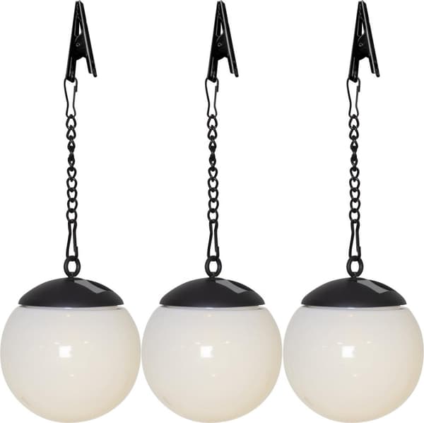 Solcellsdekoration Globen 3-Pack