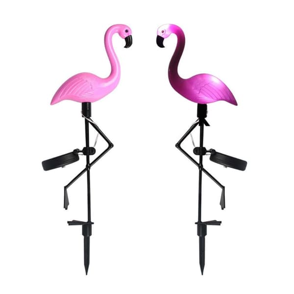 Solcellsdrivna Trädgårdslampor - Flamingo - 3 st