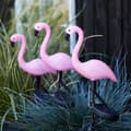 Miniatyrbild 5 av 7: Solcellsdrivna Trädgårdslampor - Flamingo - 3 st