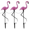 Miniatyrbild 1 av 7: Solcellsdrivna Trädgårdslampor - Flamingo - 3 st