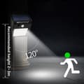 Miniatyrbild 5 av 6: Effektiv & Funktionell Solcells PIR Automatisk Utomhusbelysning