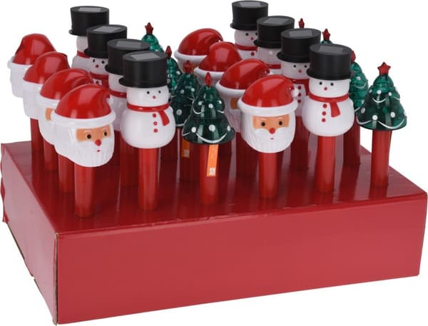 Solcellslampa Tomte Snögubbe Gran