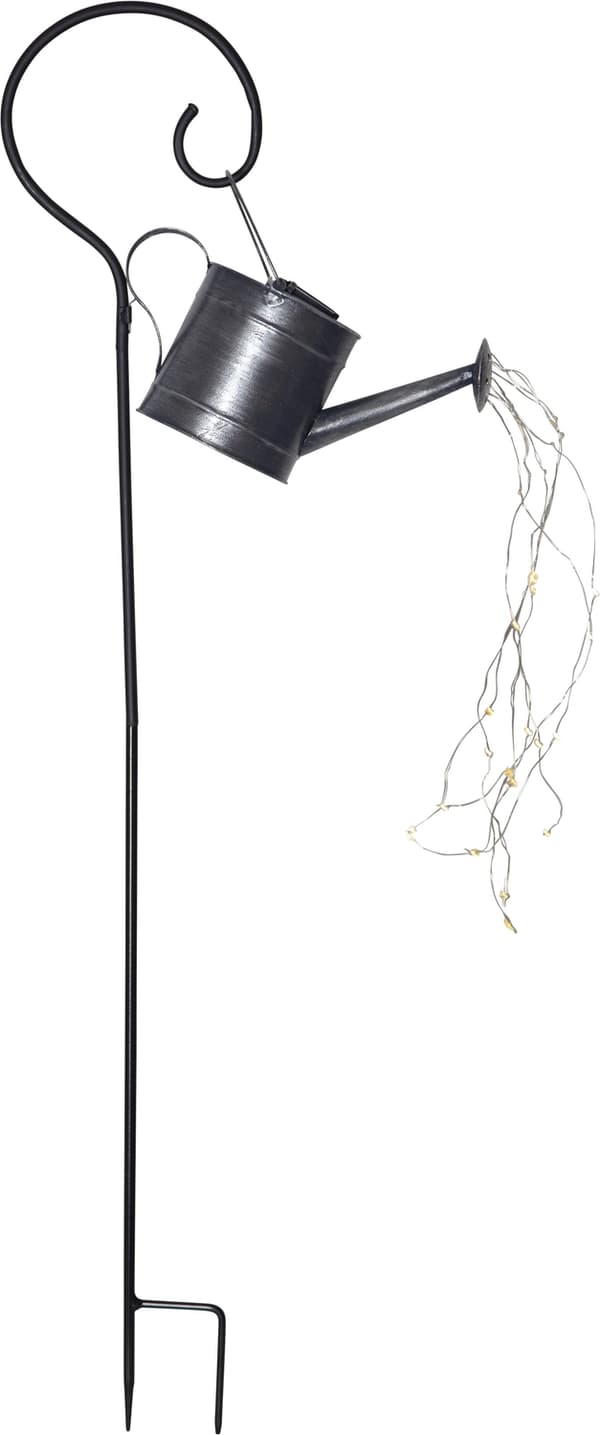 Solcellsdekoration Vattenkanna Zink 80 cm