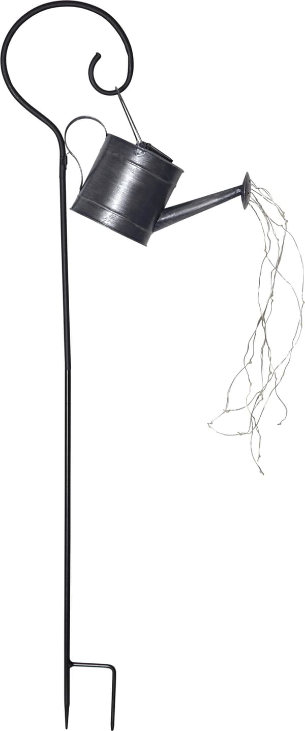 Solcellsdekoration Vattenkanna Zink 80 cm