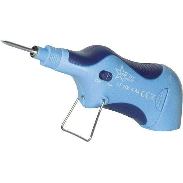 Star Tec ST 10602 Lödkolv 6 V 6.5 W Pennspets +165 - +480 °C Batteridriven