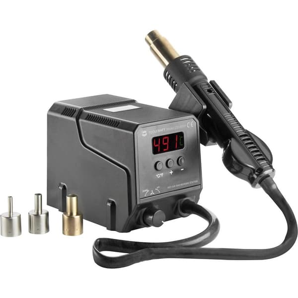 TOOLCRAFT ZD-8908 Varmluftsstation digital 300 W 100 - 500 °C