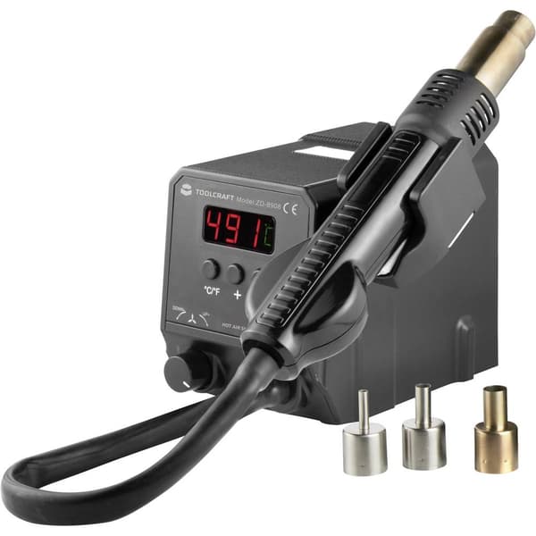 TOOLCRAFT ZD-8908 Varmluftsstation digital 300 W 100 - 500 °C
