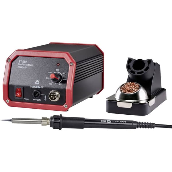 TOOLCRAFT ST-80A Lödstation analog 80 W 150 - 450 °C inkl. Lödspets
