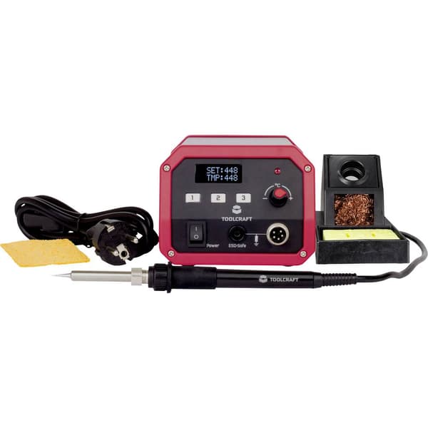 TOOLCRAFT ST-80D Lödstation digital 80 W 150 - 450 °C inkl. Lödspets