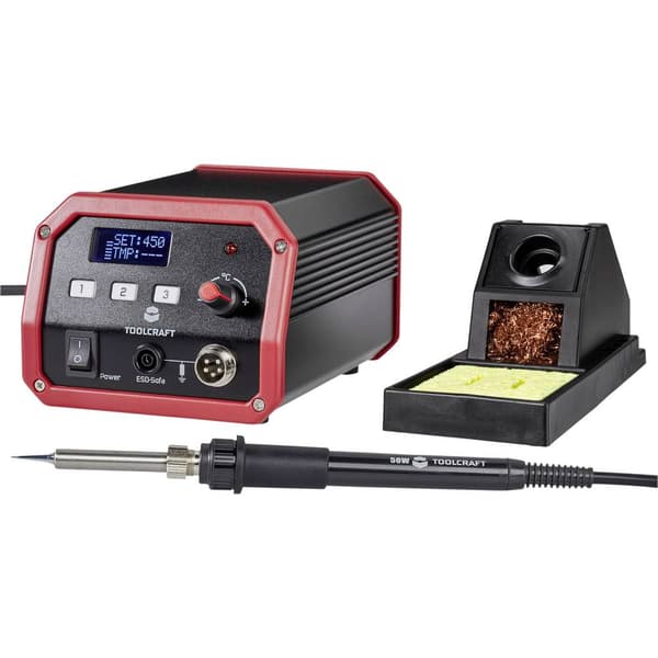 TOOLCRAFT ST-80D Lödstation digital 80 W 150 - 450 °C inkl. Lödspets