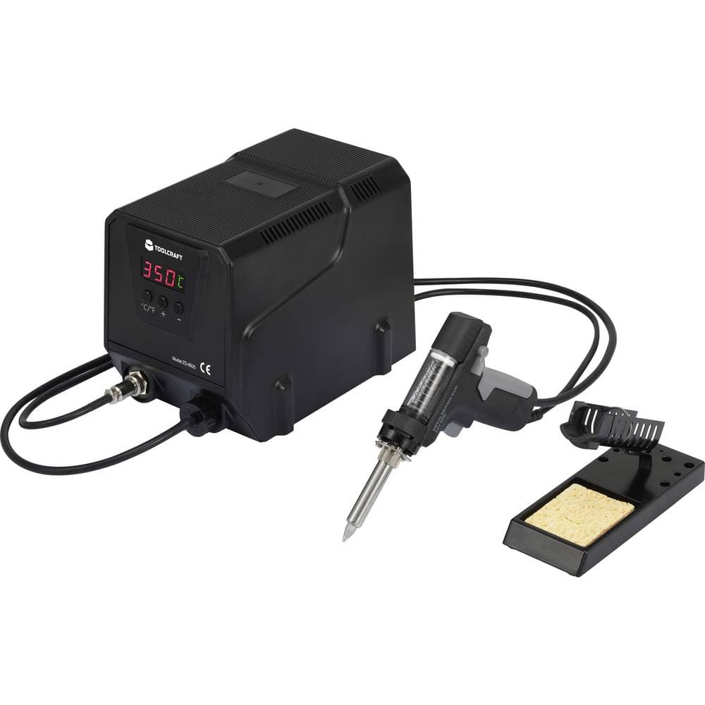 Avlödningsstation digital 90 W TOOLCRAFT 160 - 480 °C inkl. Tennsug