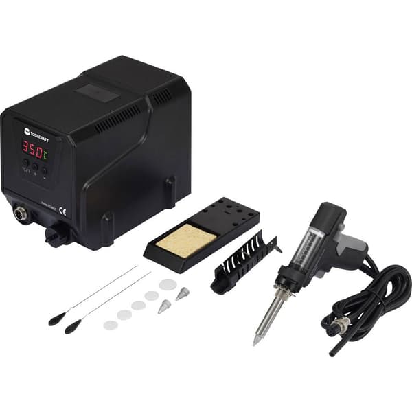TOOLCRAFT ZD-8925 Avlödningsstation digital 90 W 160 - 480 °C inkl. Tennsug