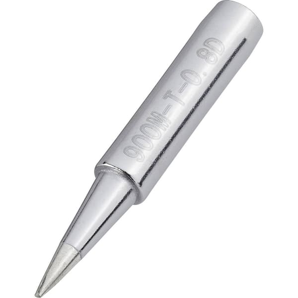 TOOLCRAFT T-0,8D Lödspets Mejselformad Spetsstorlek 0.8 mm Spetslängd 17 mm Innehåll 1 st